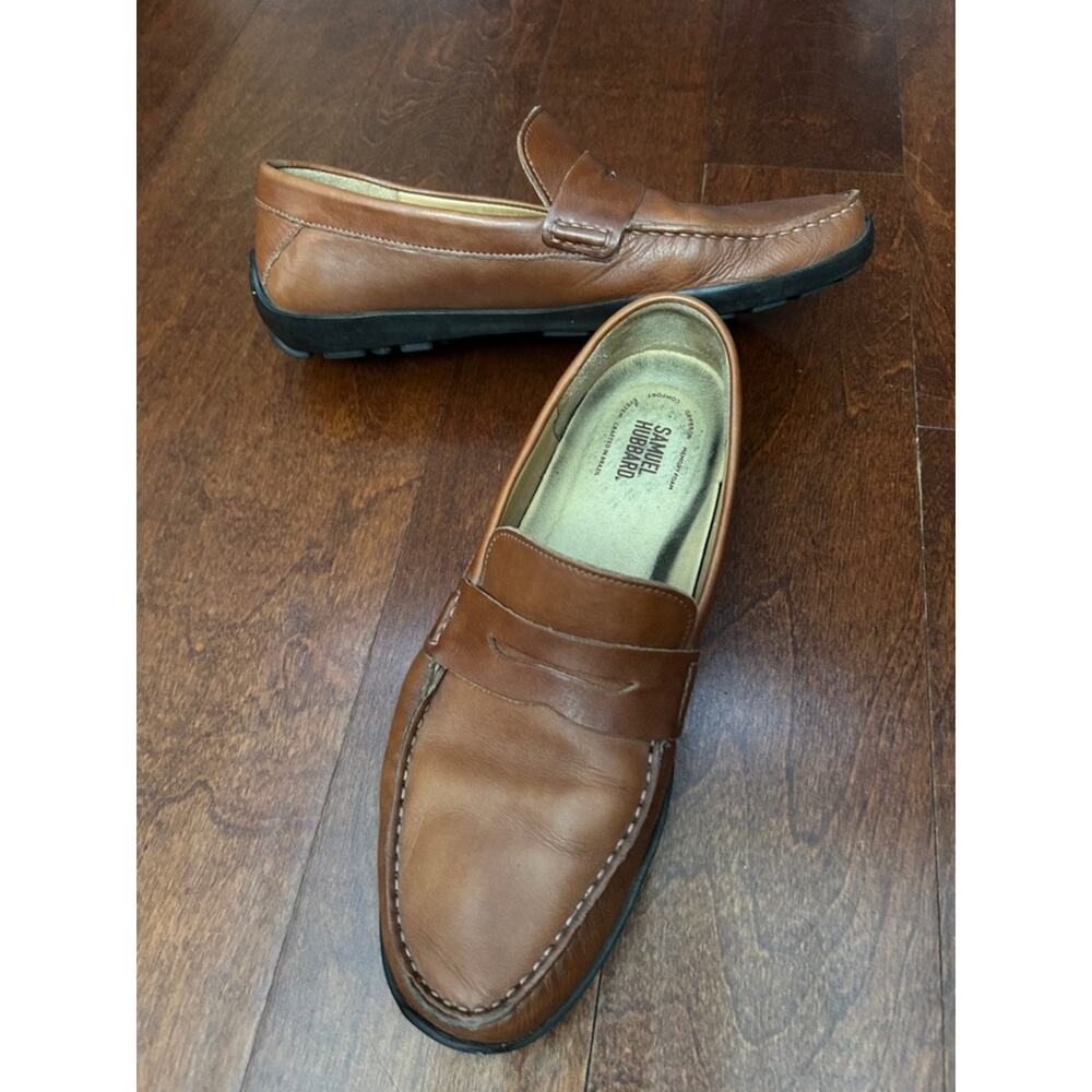 Samuel Hubbard Men’s Free Spirit Driver in Whiskey Tan, Size 11 M - Picture 3 of 16